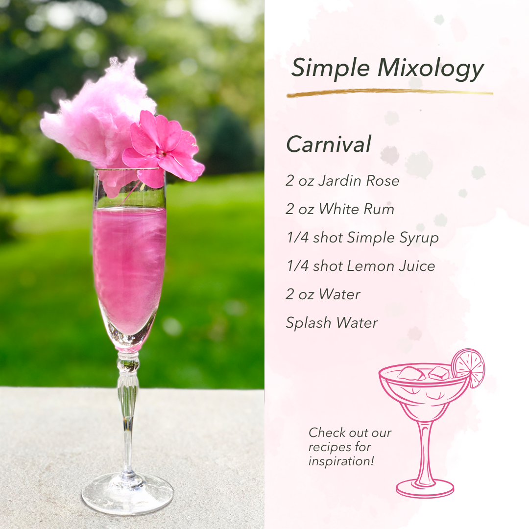 Non-Alcoholic Rose Cocktail / Mocktail Mixer (6.76oz