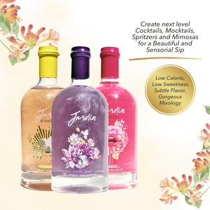 3 Pack Bundle! Premium Non-Alcoholic Rose, Honeysuckle, & Lavender Infused Mixer Bundle, Sugar Free, 6.76 Oz. (3 Pack)