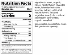 Lavender Mixer Ingredients and Nutrition Facts