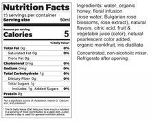 Rose Mixer Ingredients and Nutrition Facts