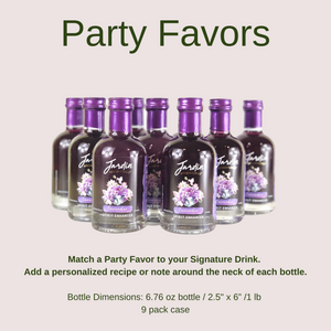 Party Favor Pack! Non-Alcoholic Lavender Infused Mixer, Party Favors, 6.76 Oz. (9 Pack)